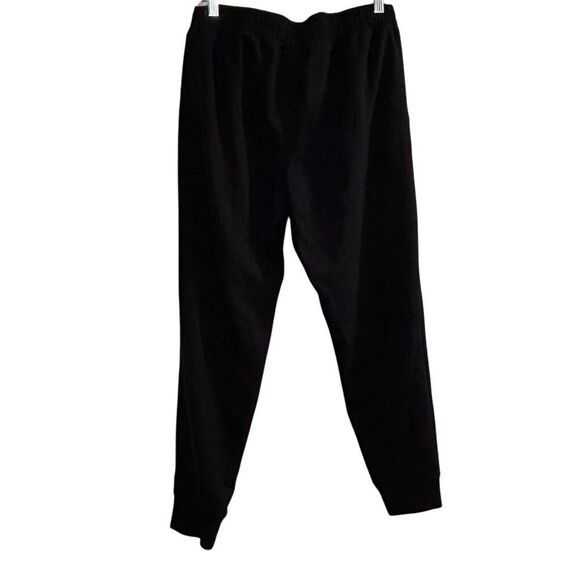 Mitre Men's Black Fleece Jogger Sweatpants Size L Casual Tapered Fit - Picture 10 of 12